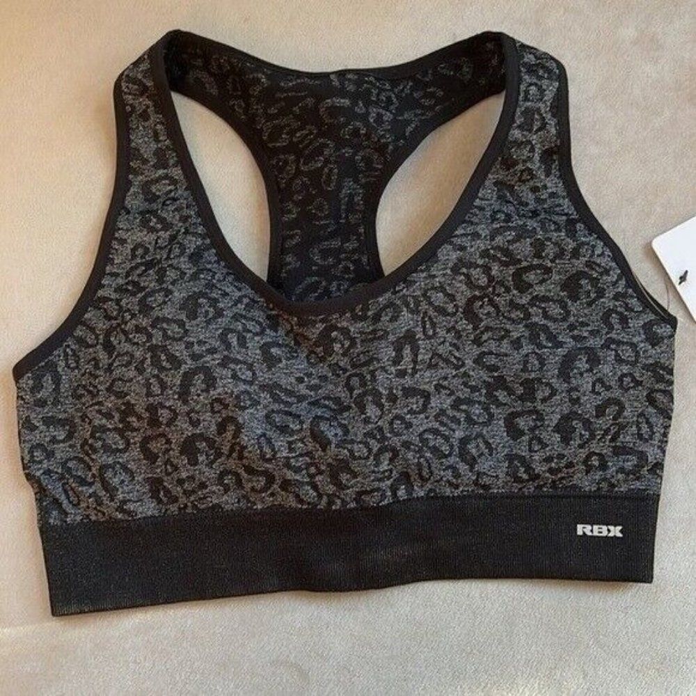 NWT RBX *Cheetah* Print Yoga Sports Bra Tank Top